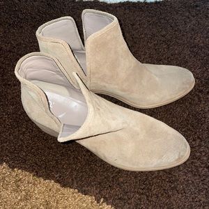 Tan booties